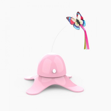 Dooee Teaser Interactive Spinning Butterfly Pink